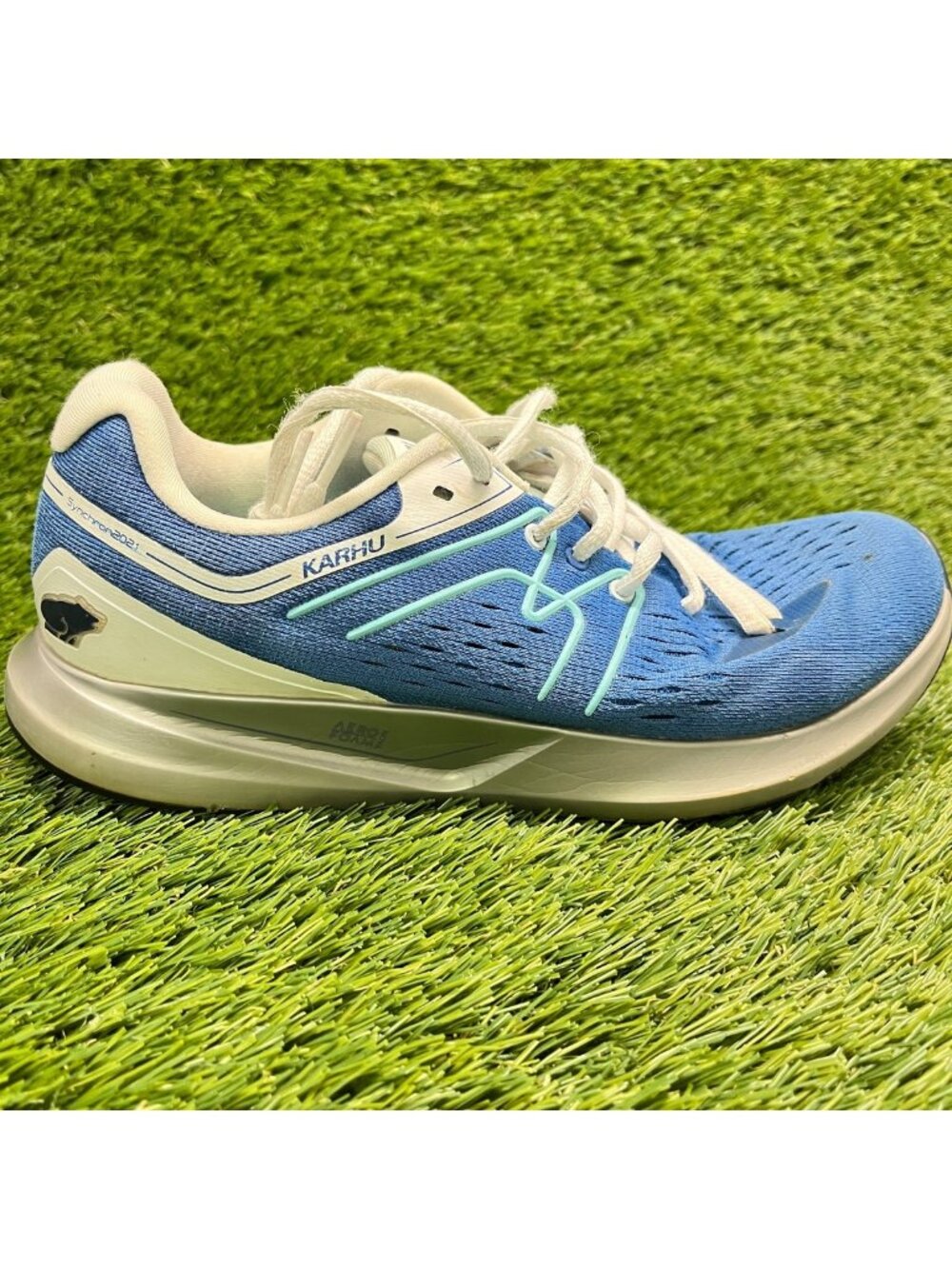 Karhu Synchron Ortix 2021 Womens Size 7.5 Blue Athletic Running Shoes Sneakers